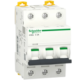 Schneider Acti9 iC60A Miniature CB, 3P C 2A - Rubicon Partner Portal